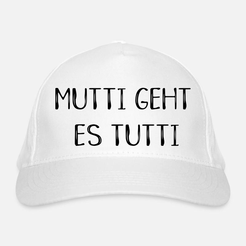 Mutti geht es tutti lustiger Spruch Mama Mutter Bio-Baseballkappe