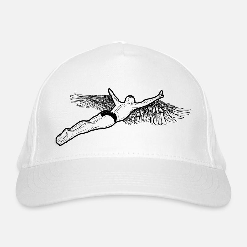 Retro Graphic Cliff Diver Cliff Diving Tombstoning Organic Baseball Cap