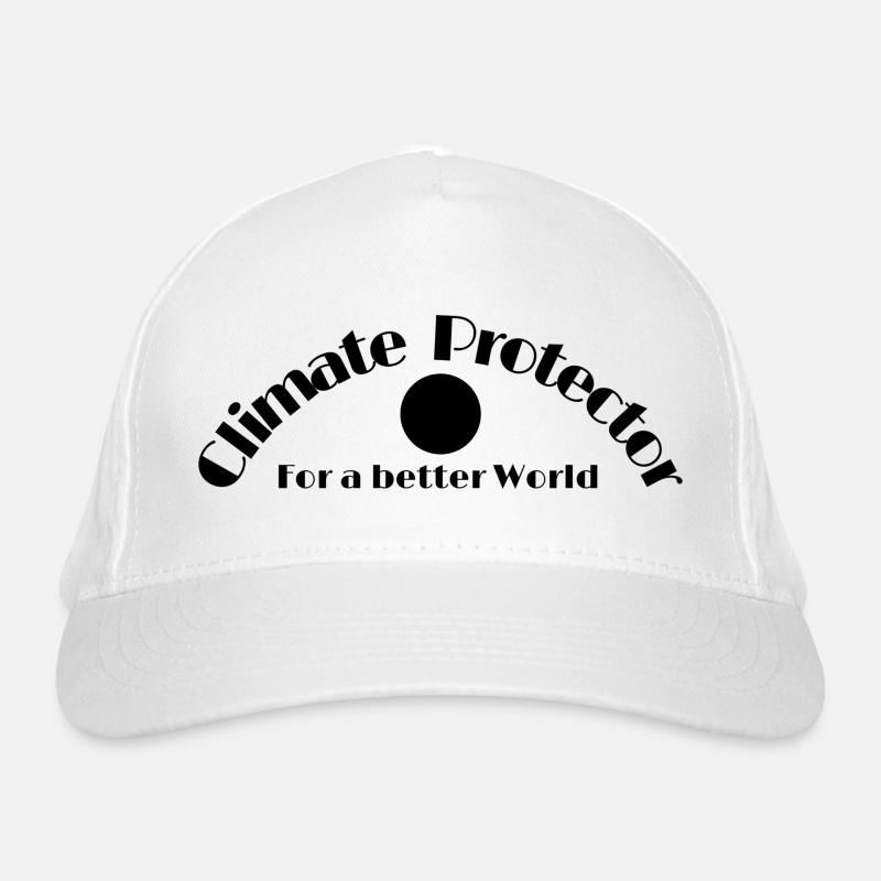 Klimaschutz Statement Climate Protector Bio-Baseballkappe