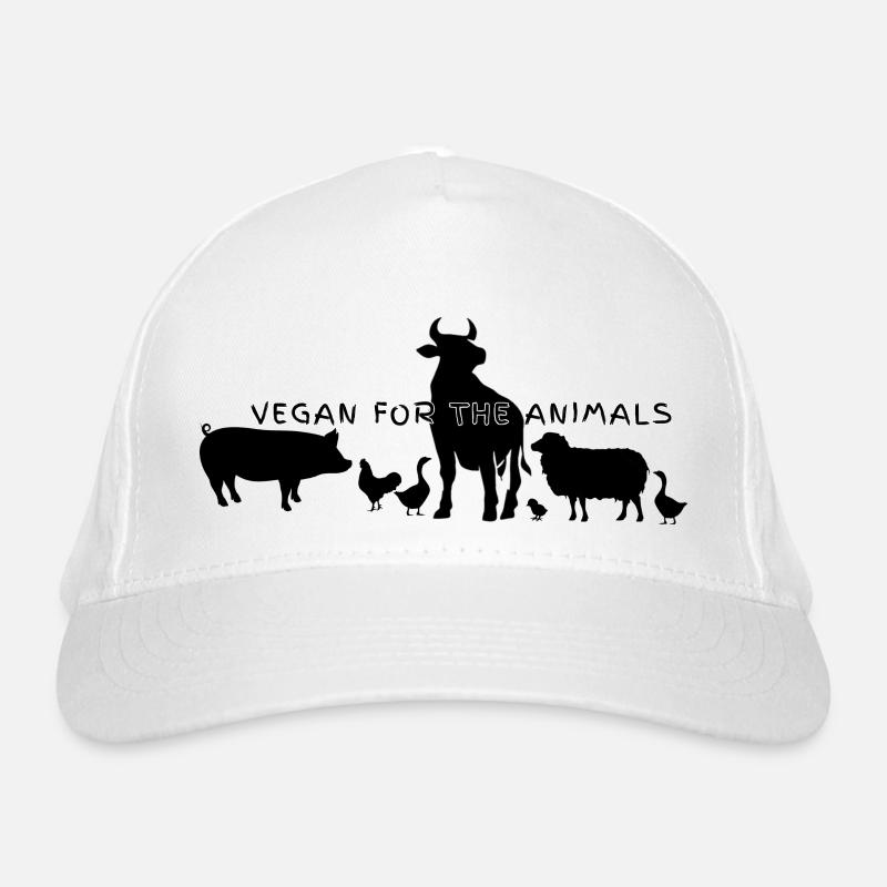 Vegan for the animals 4.0 Bio-Baseballkappe