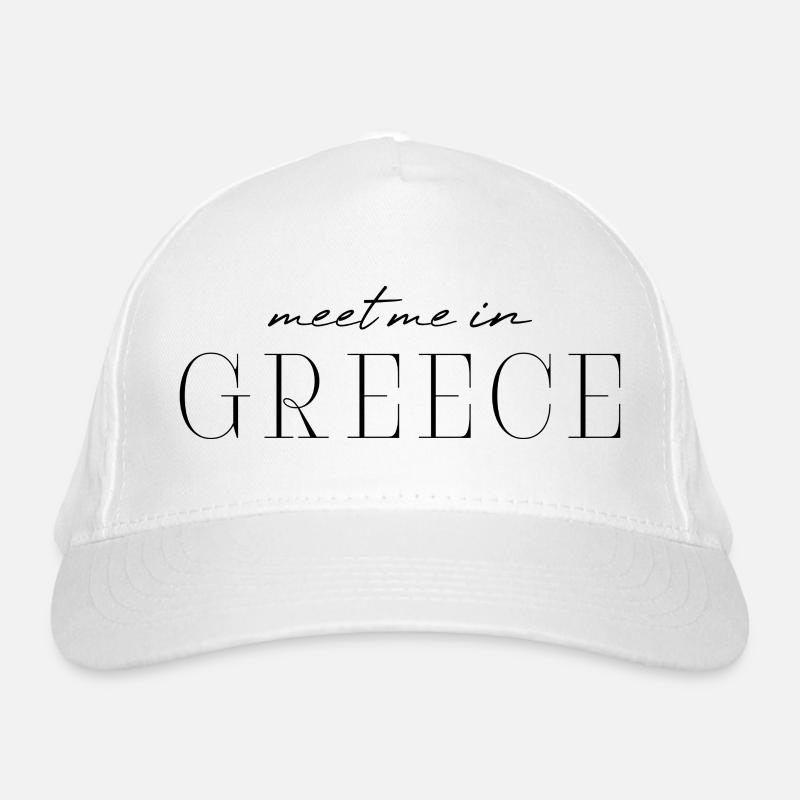 J’aime la Grèce Casquette classique bio