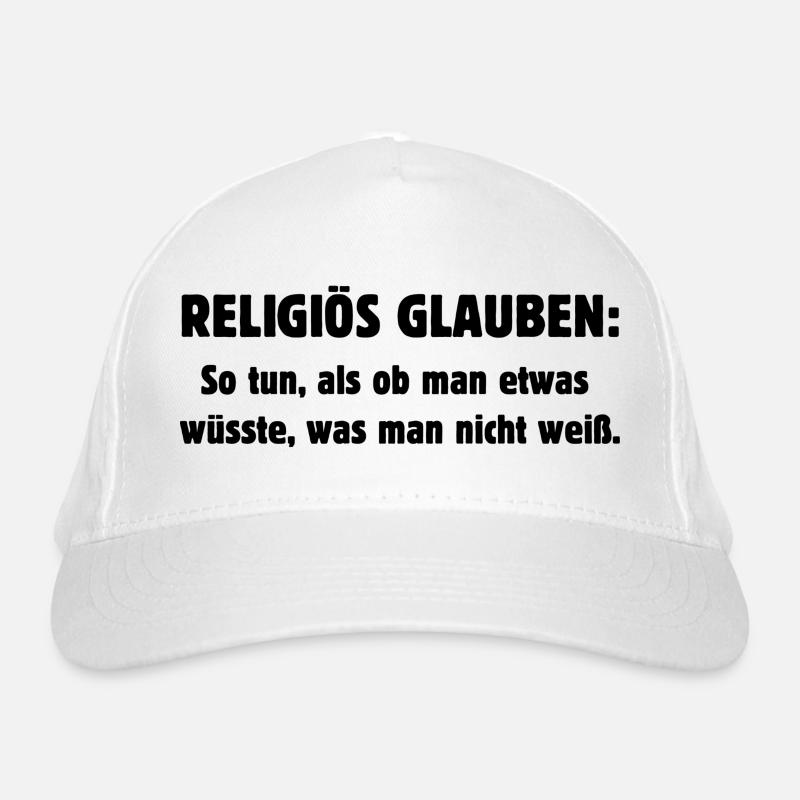 Religiös glauben Bio-Baseballkappe