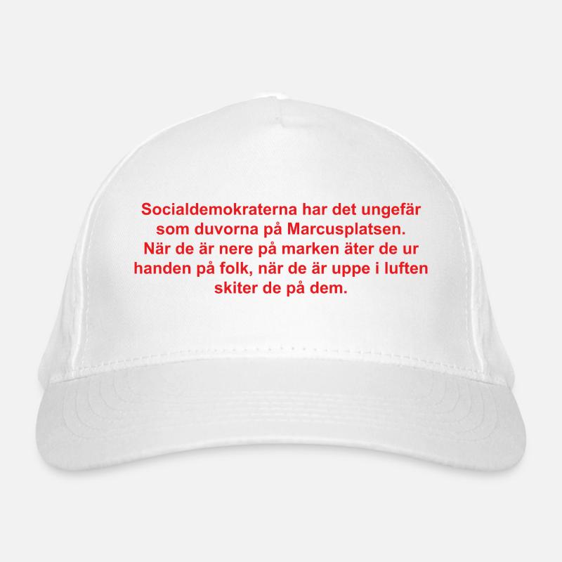 Abstract Floral Pattern Organic Baseball Cap