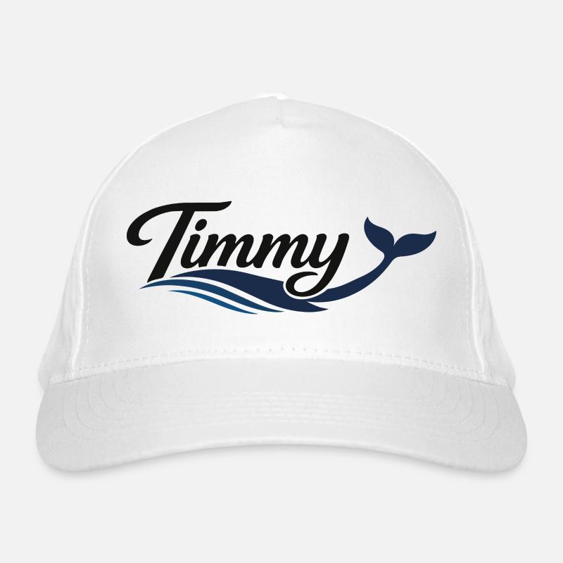 Timmy Wal Typography Waves Organic Baseball Cap
