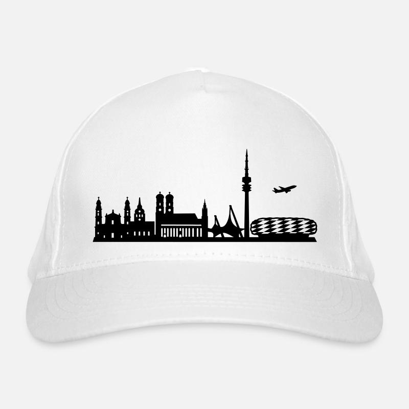 Skyline München Bio-Baseballkappe