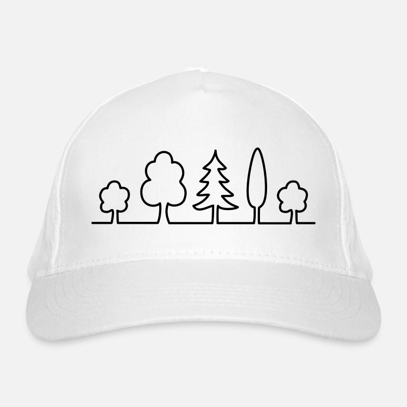 baeume natur wald Bio-Baseballkappe