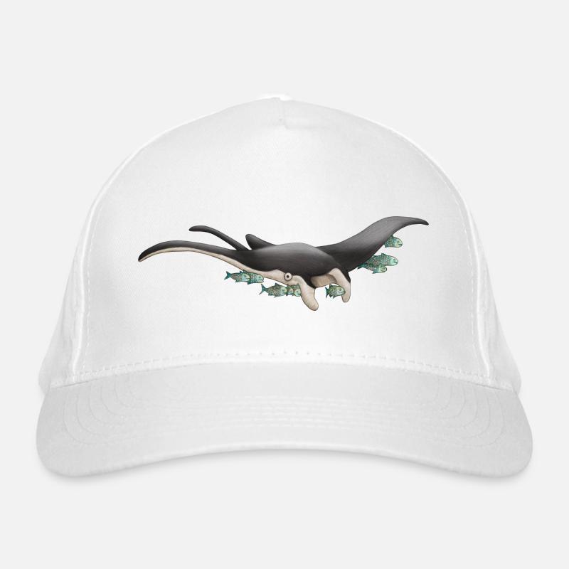 Freundlicher Mantarochen Bio-Baseballkappe