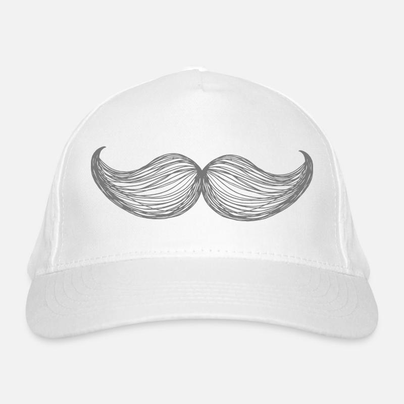 Mustache Organic Baseball Cap