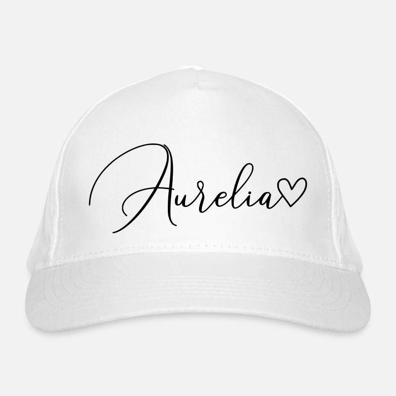 Aurelia Nom Prénom Fille Casquette classique bio