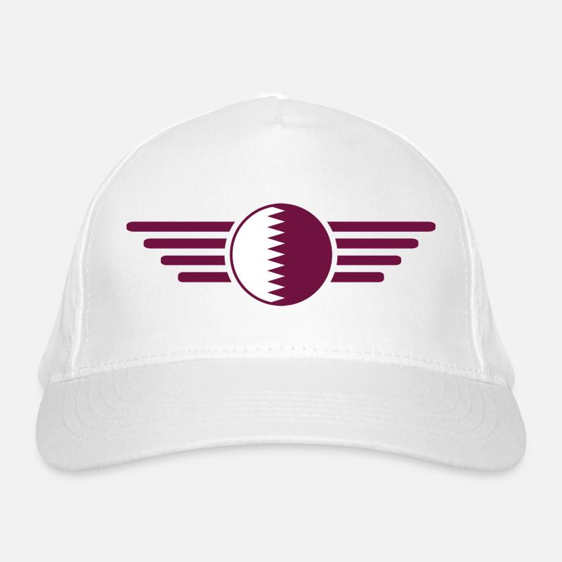 J’aime le Qatar, T-shirt design de style élégance Casquette classique bio