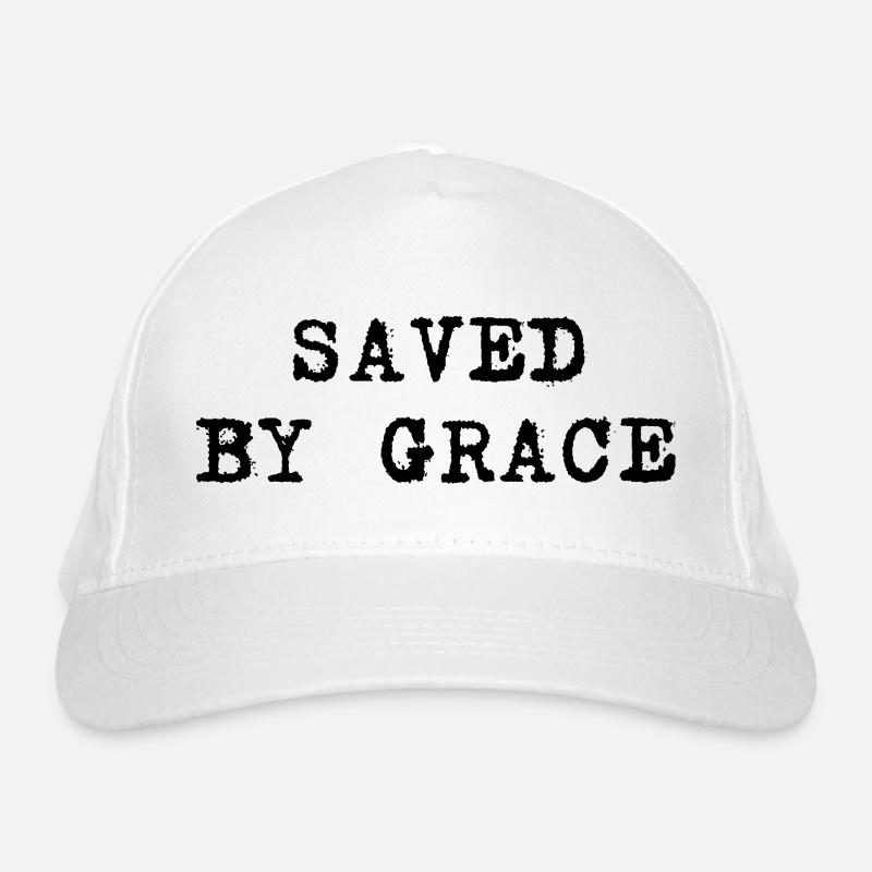 Saved by grace Organic Baseball Cap