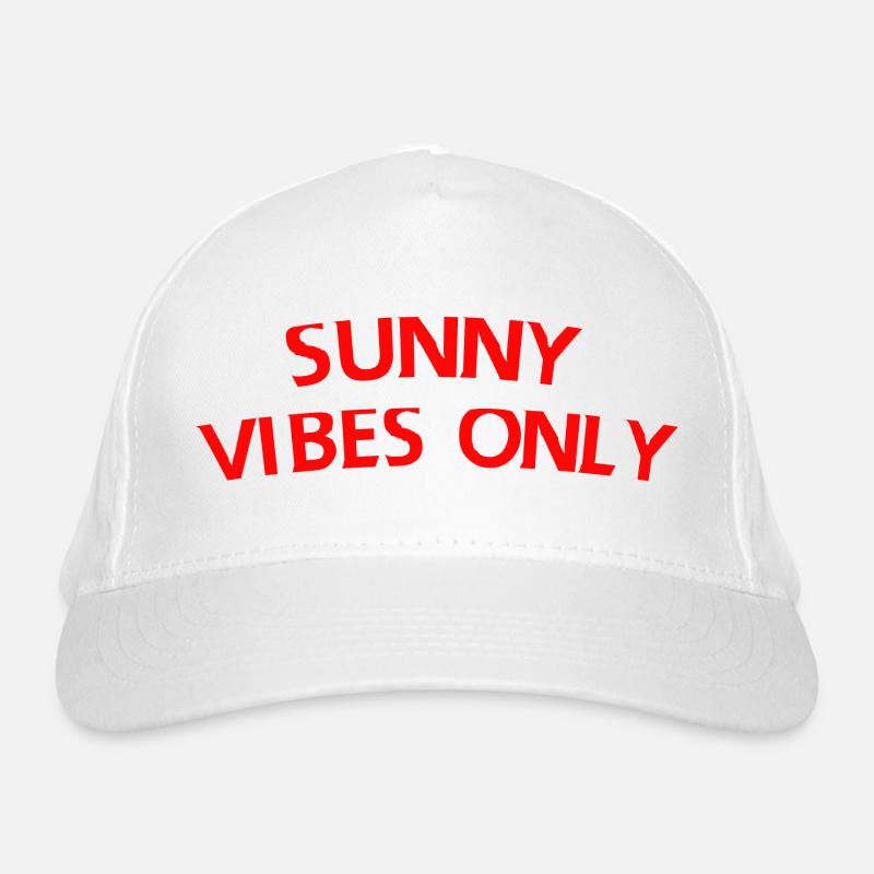 Sunny Vibes Only Organic Baseball Cap