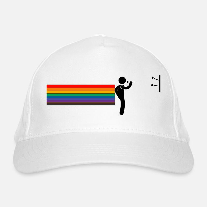 Rainbow Darter – Throw with Pride Organic Baseball Cap