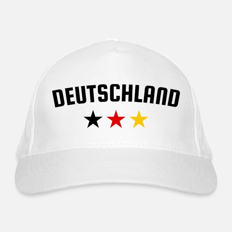 Germany 3 Star Design Organic Baseball Cap