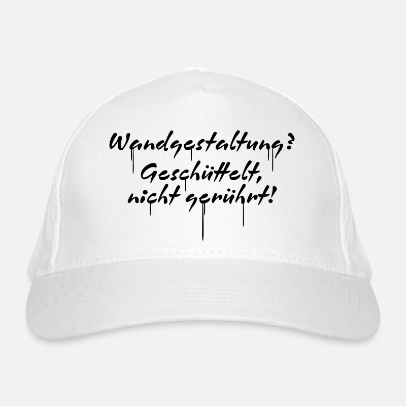 graffiti art streetart spruch Bio-Baseballkappe