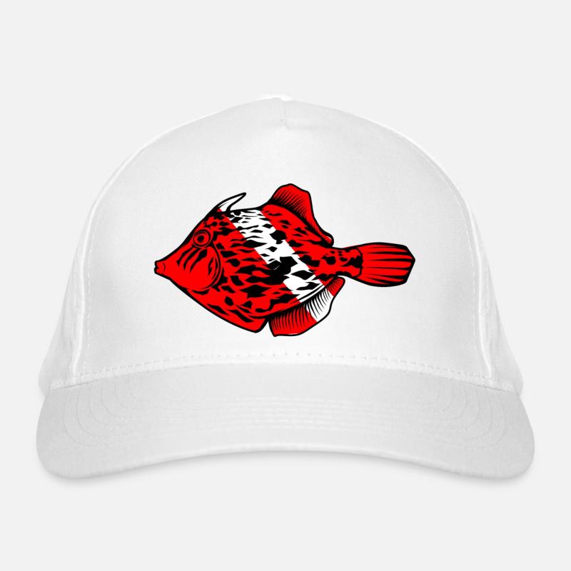 File fish by Scuba.Style Organic Baseball Cap