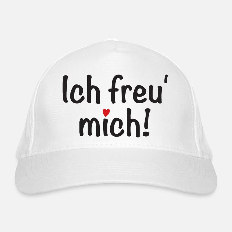 Ich freu' mich! Bio-Baseballkappe
