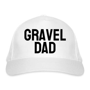 GRAVEL DAD Gravelbike - Bio-Baseballkappe - Weiß - Vorne