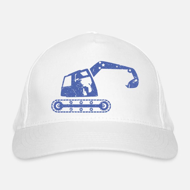 Excavator Excavator Operator Construction Equipment Operator Organic Baseball Cap