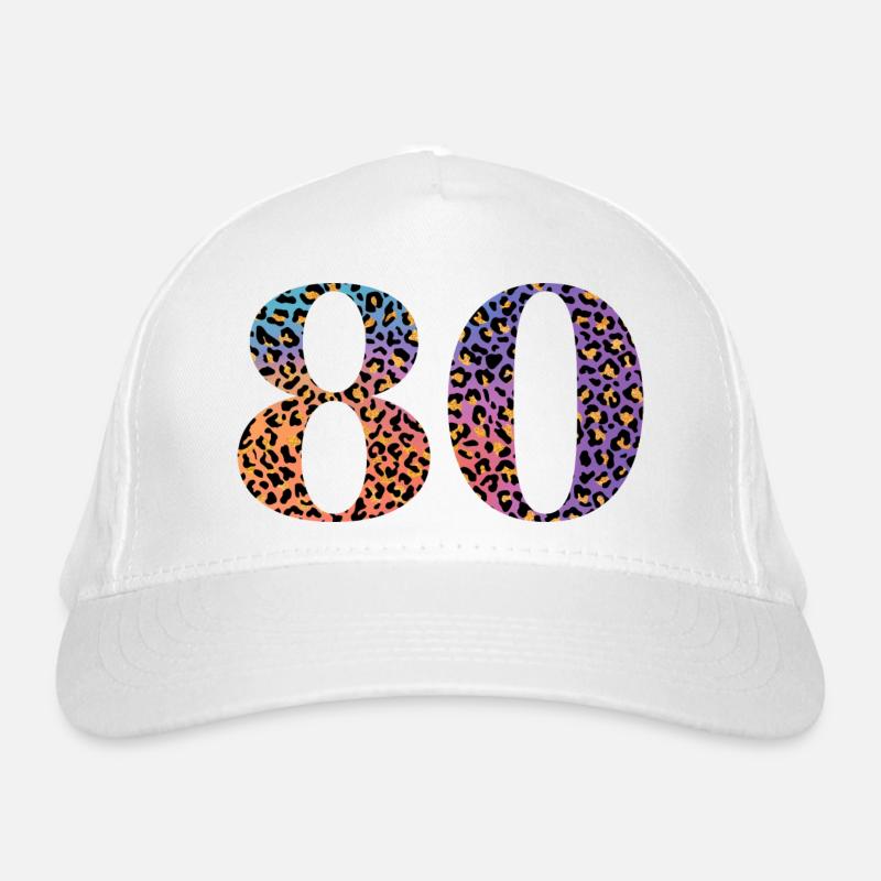 80e anniversaire léopard Casquette classique bio