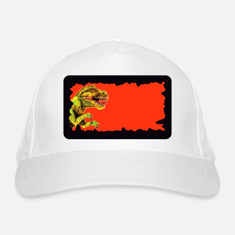 T-Rex Dinosaur | customizable Organic Baseball Cap