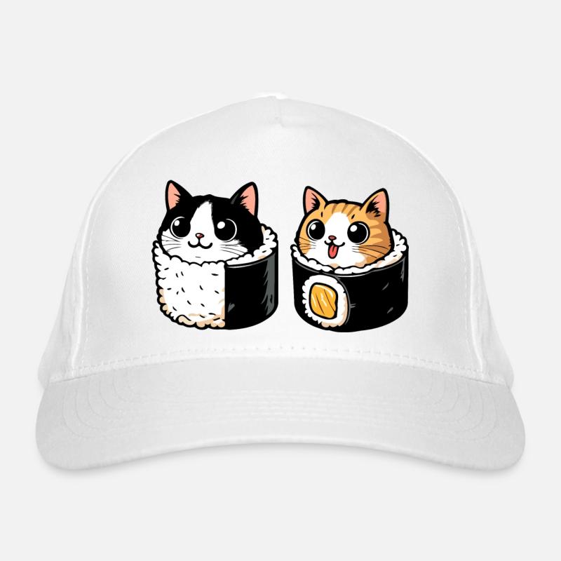 Neko Maki Mix : Le Chat Sushi Casquette classique bio