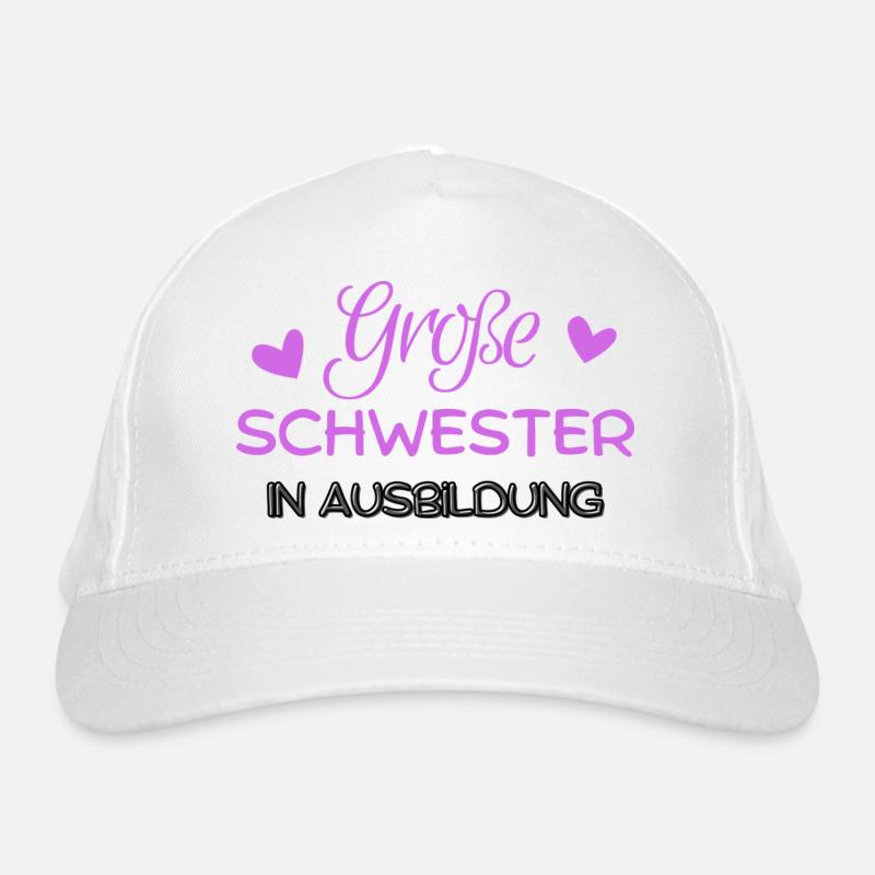 Große Schwester in Ausbildung Bio-Baseballkappe