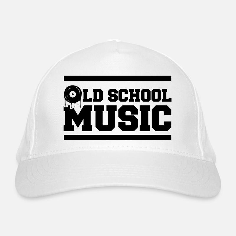Old School Music Organic Baseball Cap