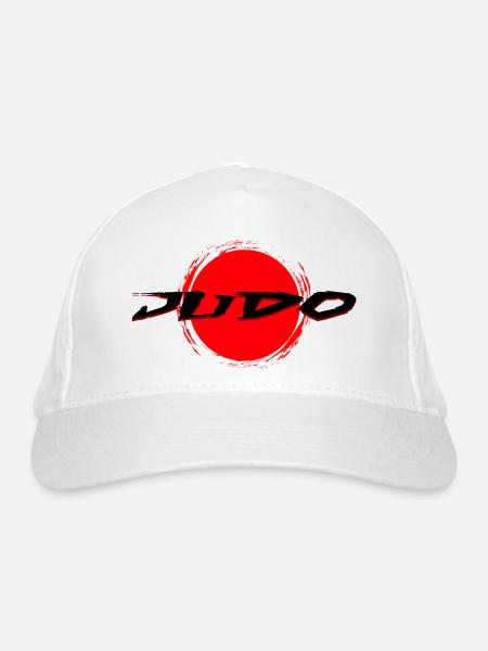 Judo - Bio-Baseballkappe - Weiß