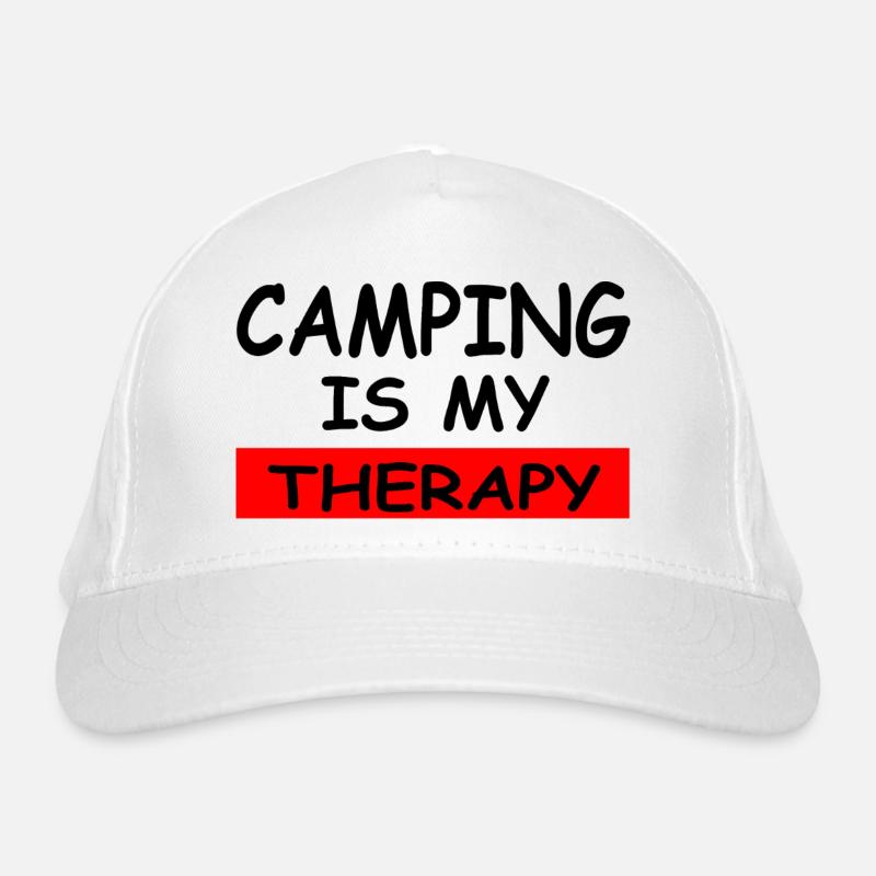 Camping Organic Baseball Cap