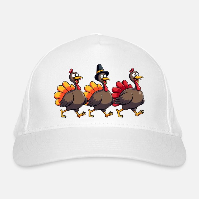 Bébé dinde de Thanksgiving Casquette classique bio