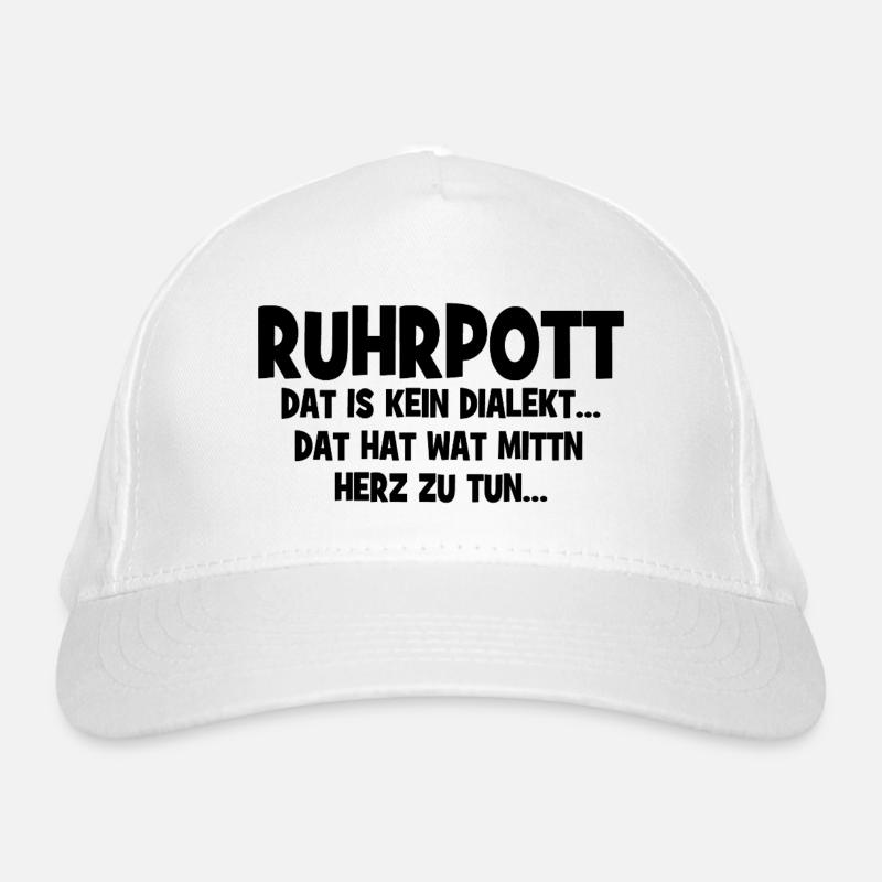 Ruhrpott - Dat hat wat mittn Herz zu tun Bio-Baseballkappe