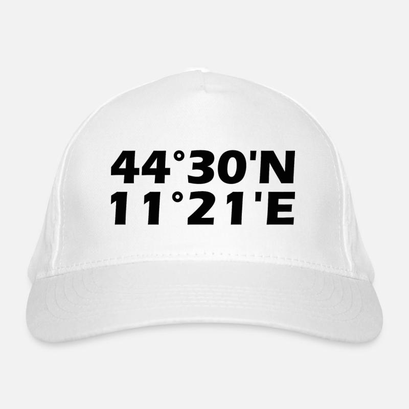 Bologna Coordinates Organic Baseball Cap