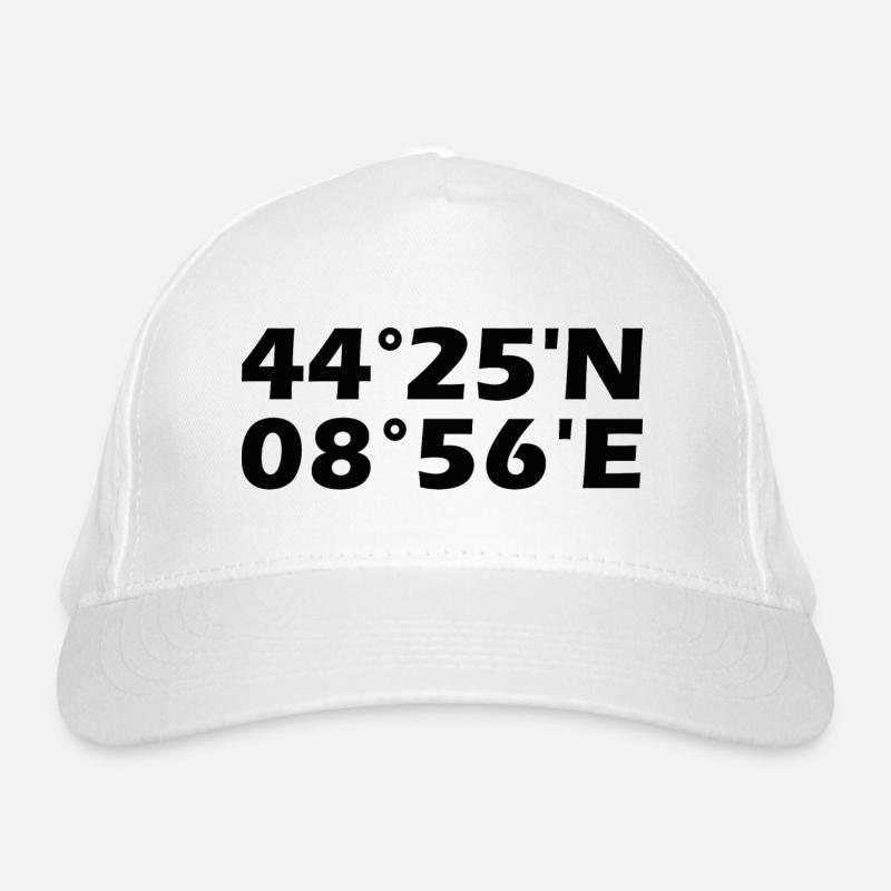 Coordonnées de Gênes Casquette classique bio