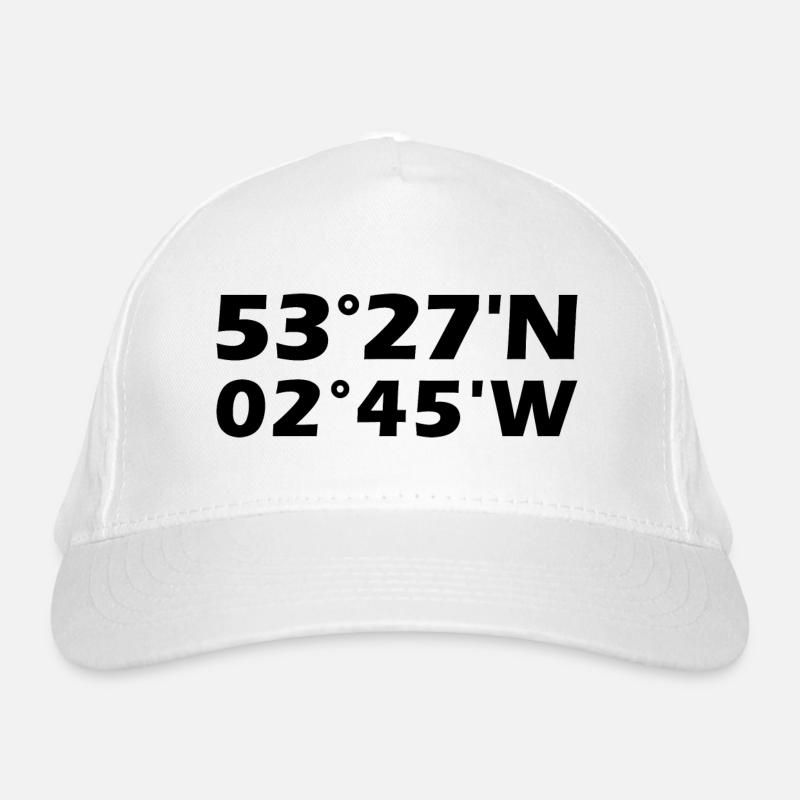 St Helens coordinates Organic Baseball Cap