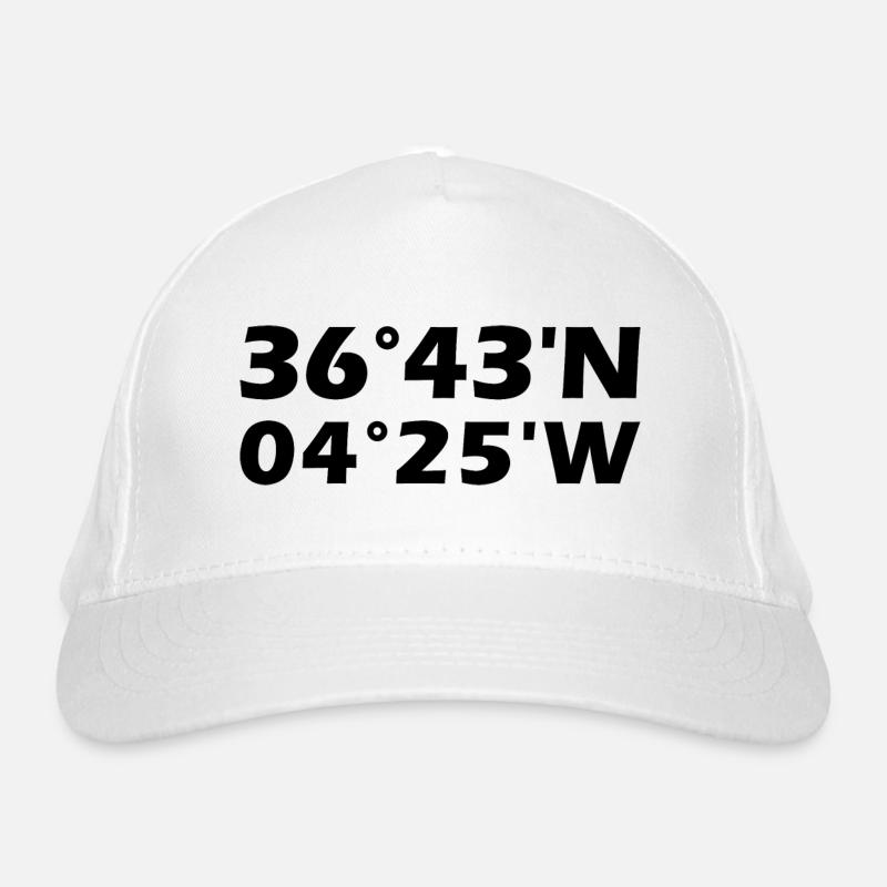 Malaga Coordinates Organic Baseball Cap