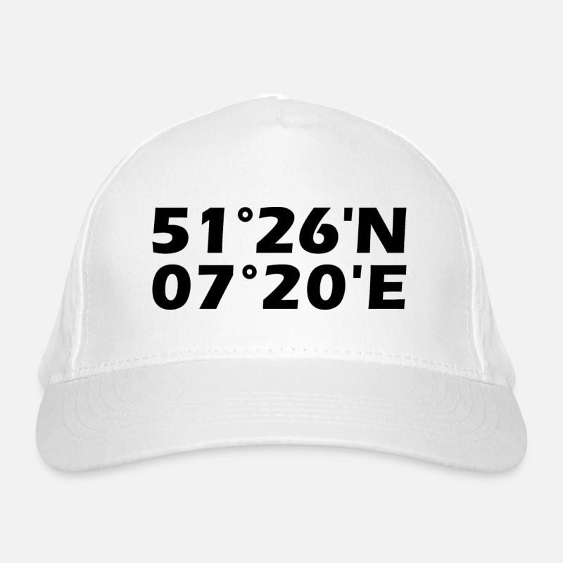 Witten Koordinaten Bio-Baseballkappe