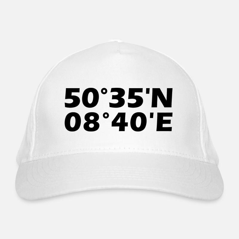 Coordonnées de coulée Casquette classique bio