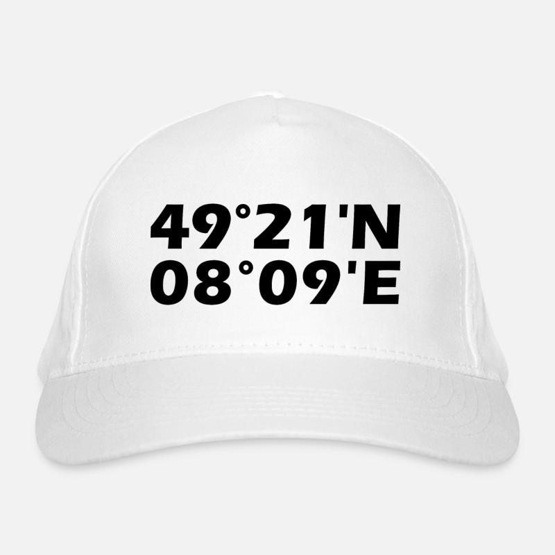 Neustadt an der Weinstraße coordinates Organic Baseball Cap