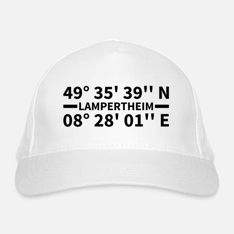 Lampertheim Koordinaten Bio-Baseballkappe