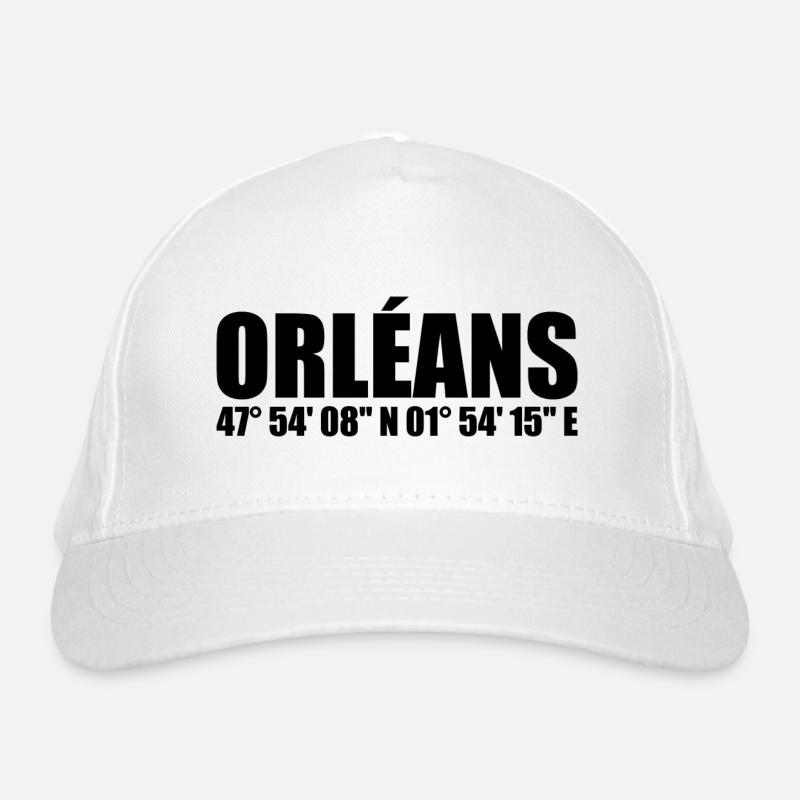Coordonnées d’Orléans Casquette classique bio