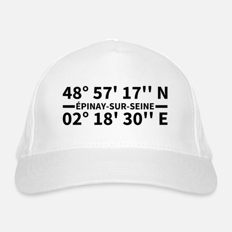 Épinay-sur-Seine coordinates Organic Baseball Cap