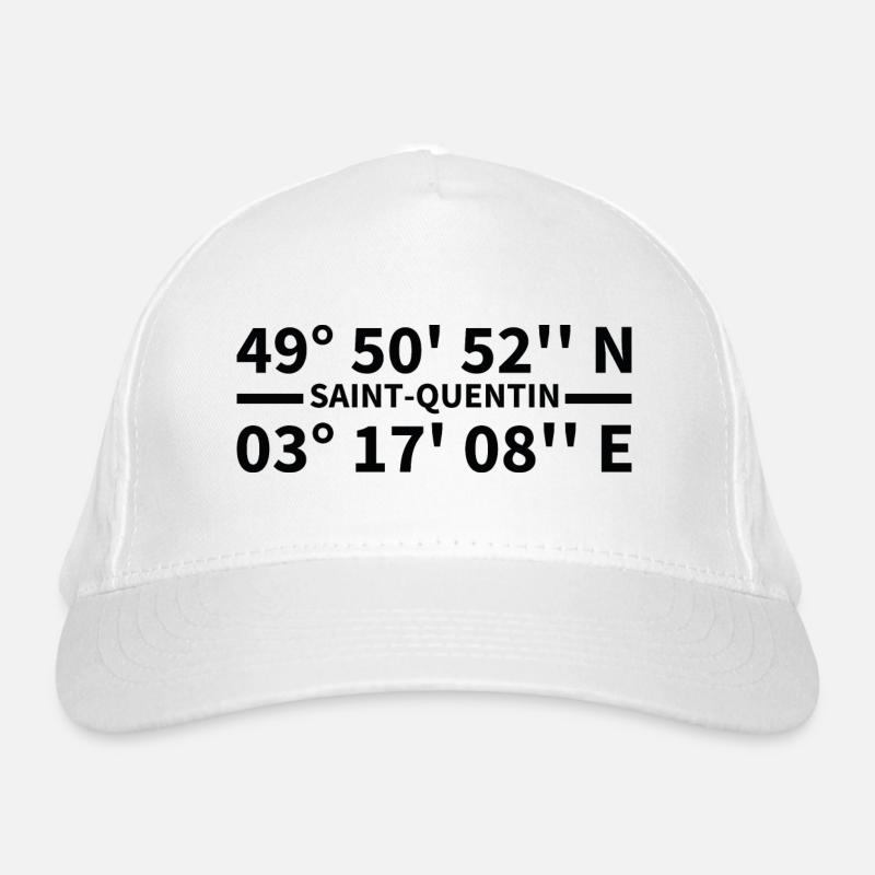 Coordonnées de Saint-Quentin Casquette classique bio