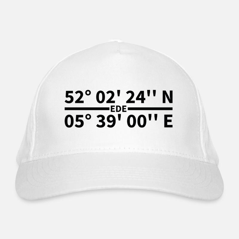 Ede Coordinates Organic Baseball Cap