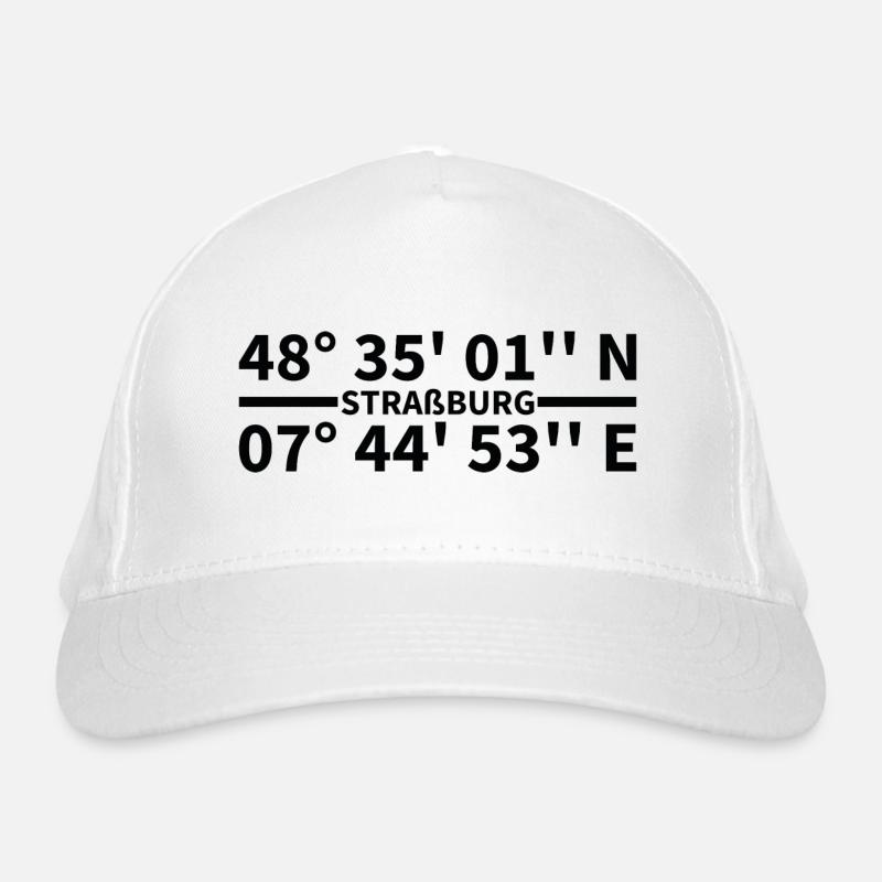 Strasbourg coordonne Casquette classique bio