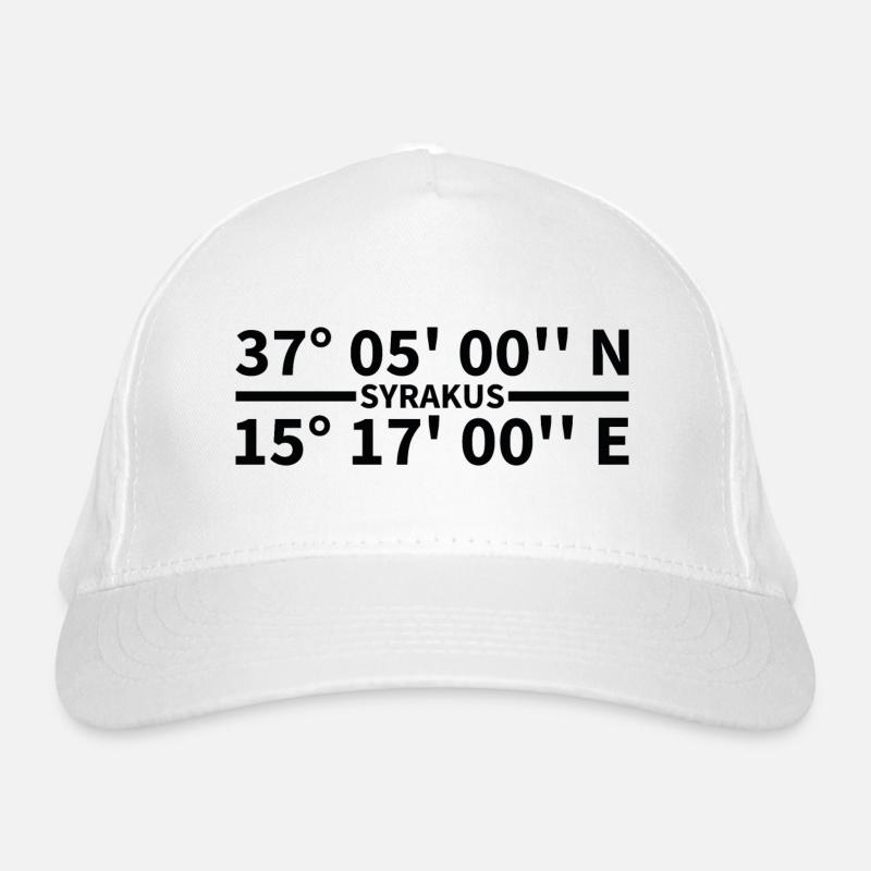 Syracuse coordinates Organic Baseball Cap