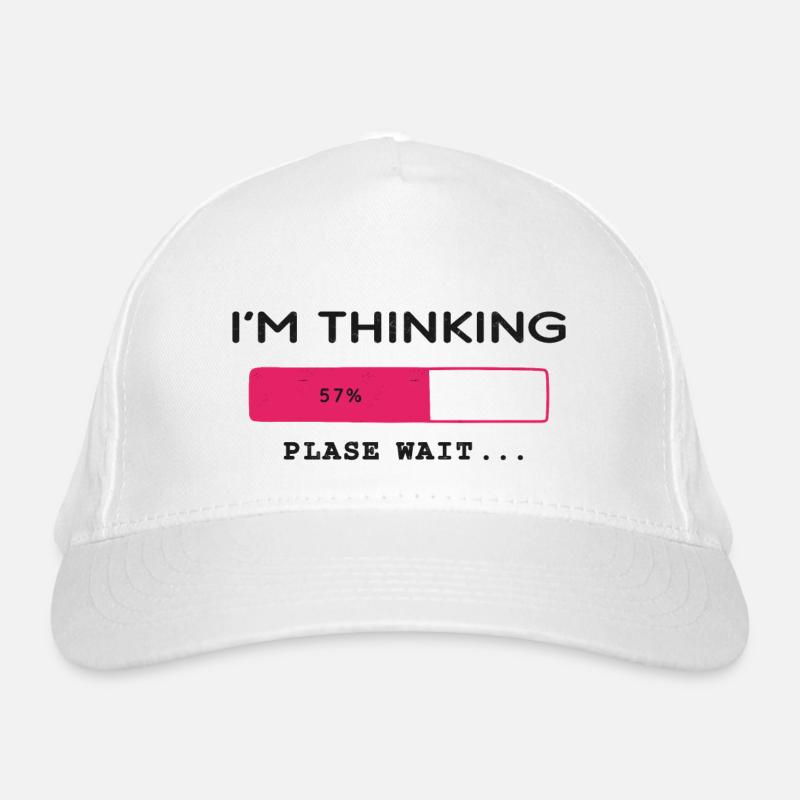 I'm thinking, please wait, Progress bar Organic Baseball Cap
