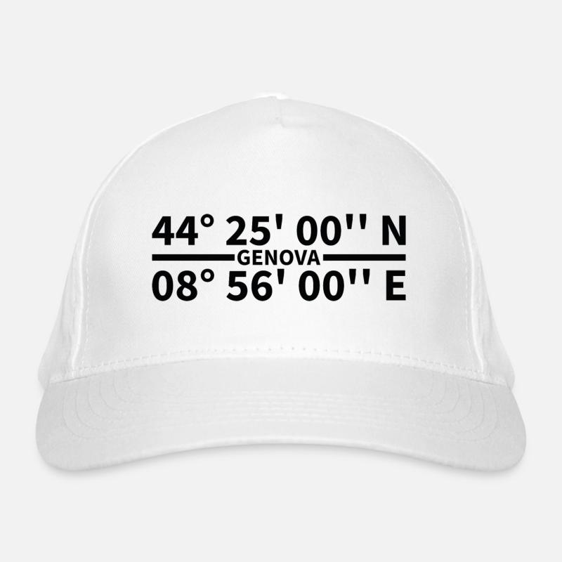 Coordonnées de Gênes Casquette classique bio