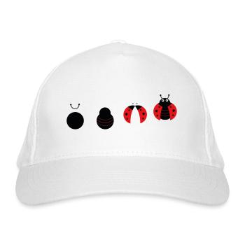 Meca Cox - Animal Beauty Ladybug Construction - Organic Baseball Cap - white - Front