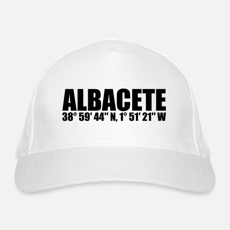 Albacete coordinates Organic Baseball Cap